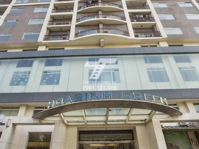 Cho thuê sàn thương mại - Văn phòng | Hòa bình Green Apartment | 376 Đường Bưởi